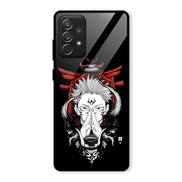 Demon King Sukuna Glass Back Case for Galaxy A72