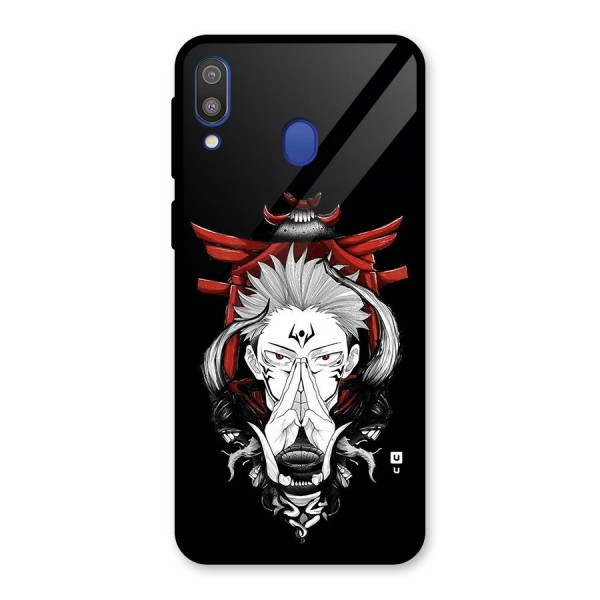 Demon King Sukuna Glass Back Case for Galaxy M20