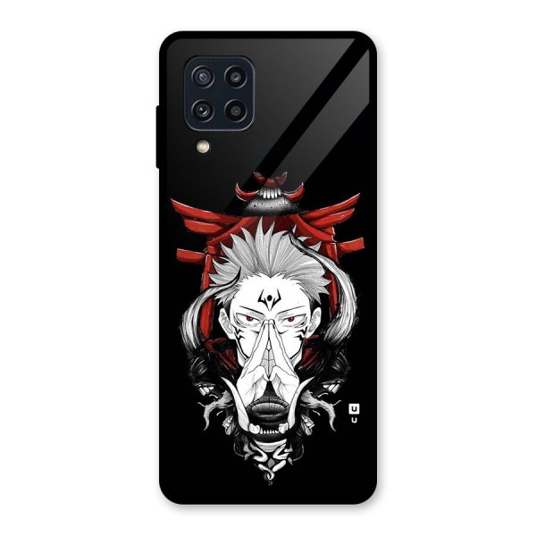 Demon King Sukuna Glass Back Case for Galaxy M32