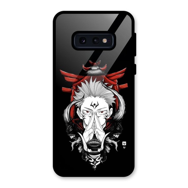 Demon King Sukuna Glass Back Case for Galaxy S10e