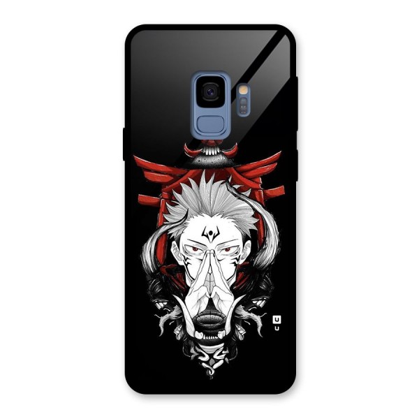 Demon King Sukuna Glass Back Case for Galaxy S9
