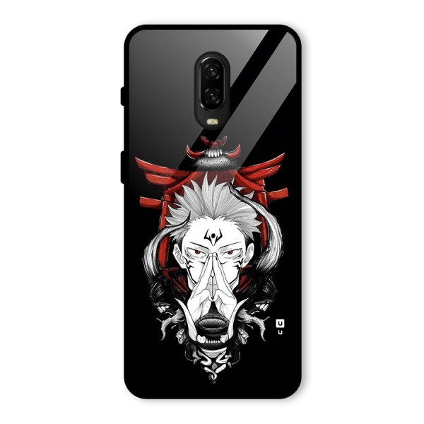 Demon King Sukuna Glass Back Case for OnePlus 6T