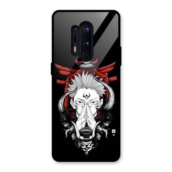Demon King Sukuna Glass Back Case for OnePlus 8 Pro