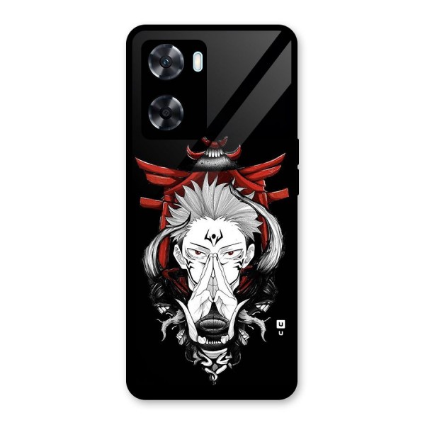 Demon King Sukuna Glass Back Case for Oppo A77