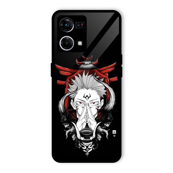 Demon King Sukuna Glass Back Case for Oppo F21 Pro 4G