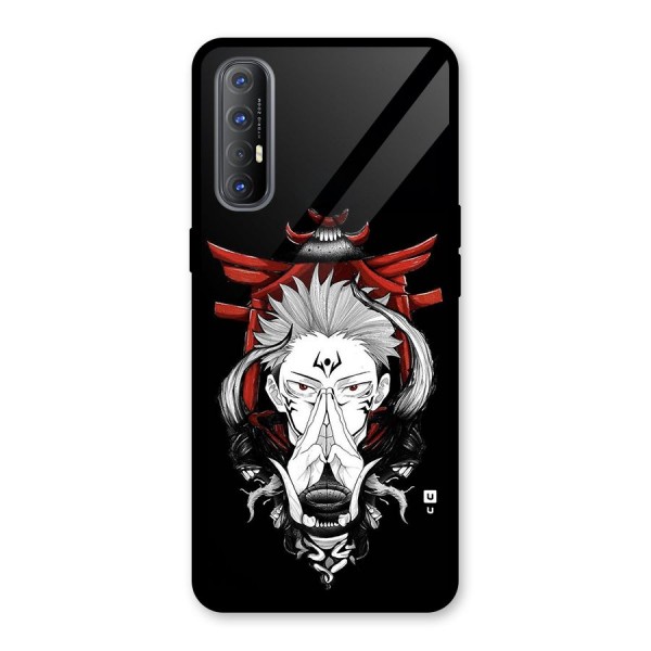 Demon King Sukuna Glass Back Case for Oppo Reno3 Pro