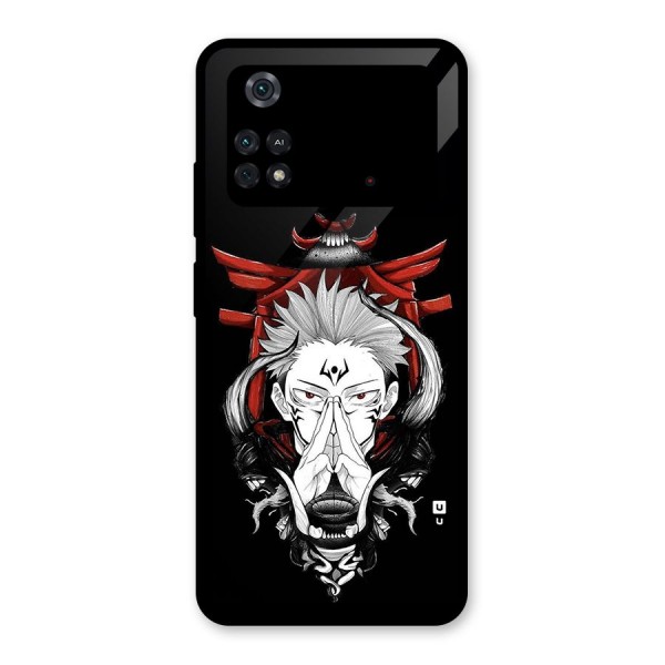 Demon King Sukuna Glass Back Case for Poco M4 Pro 4G