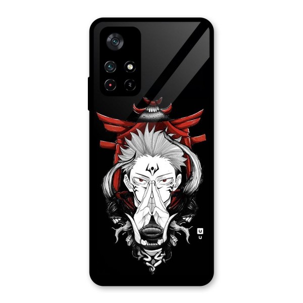 Demon King Sukuna Glass Back Case for Poco M4 Pro 5G