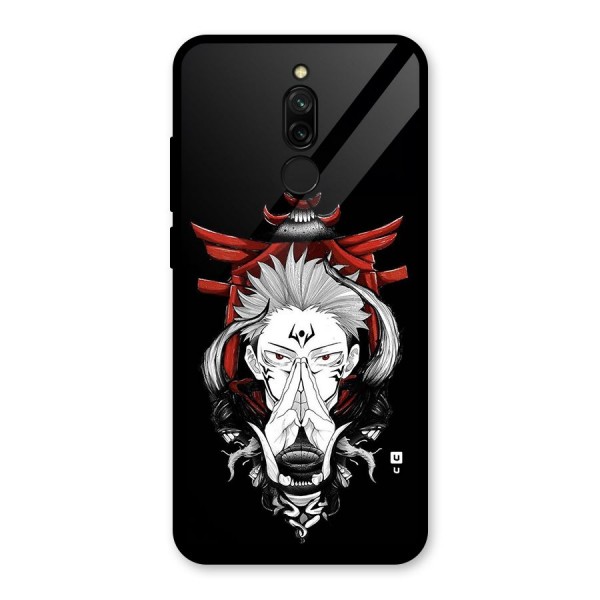 Demon King Sukuna Glass Back Case for Redmi 8