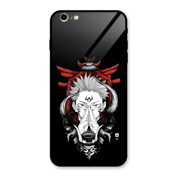 Demon King Sukuna Glass Back Case for iPhone 6 Plus 6S Plus