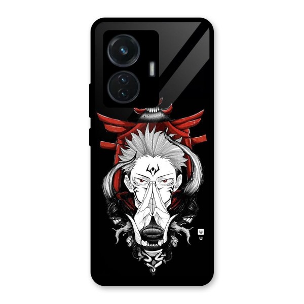 Demon King Sukuna Glass Back Case for iQOO Z6 44W