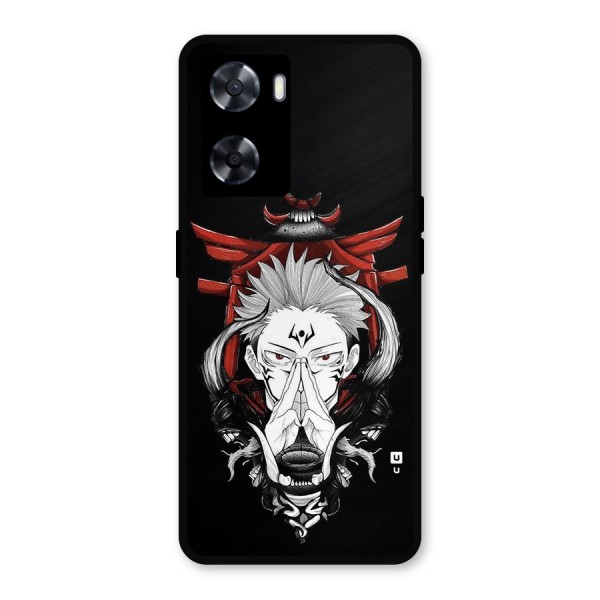 Demon King Sukuna Metal Back Case for Oppo A77s
