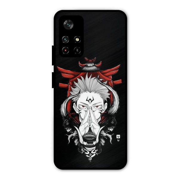 Demon King Sukuna Metal Back Case for Poco M4 Pro 5G