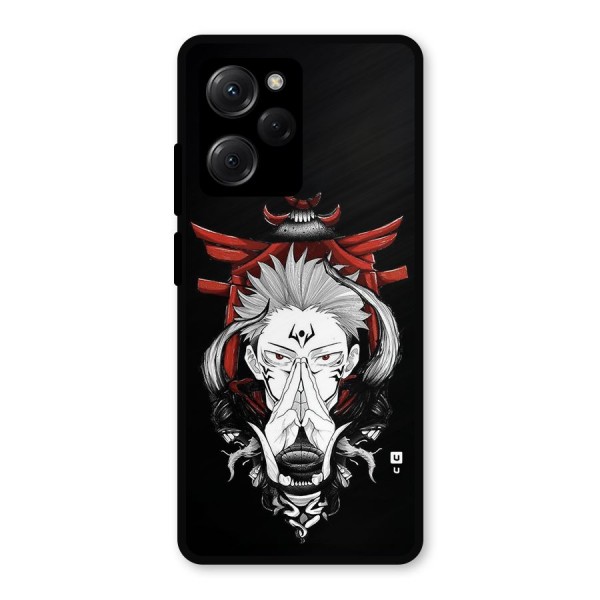 Demon King Sukuna Metal Back Case for Poco X5 Pro