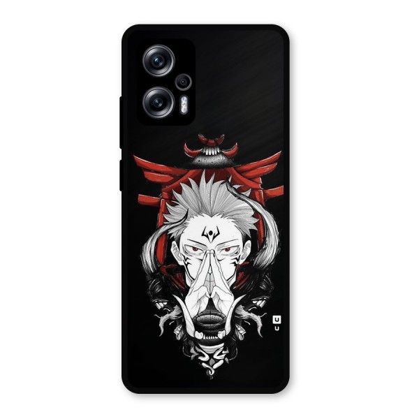 Demon King Sukuna Metal Back Case for Redmi K50i