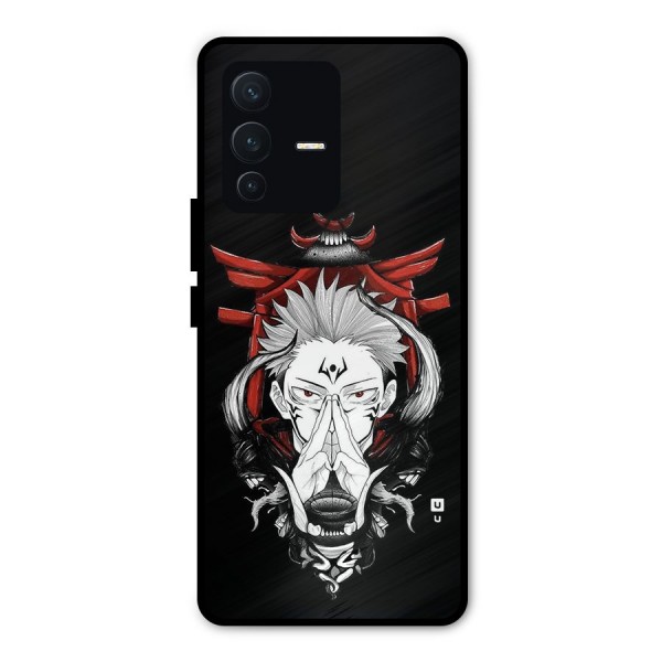 Demon King Sukuna Metal Back Case for Vivo V23 Pro