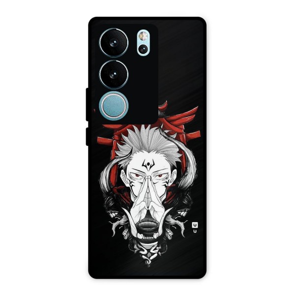 Demon King Sukuna Metal Back Case for Vivo V29