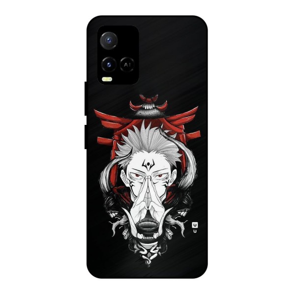 Demon King Sukuna Metal Back Case for Vivo Y33s