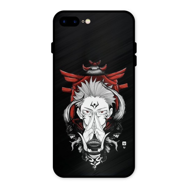 Demon King Sukuna Metal Back Case for iPhone 8 Plus
