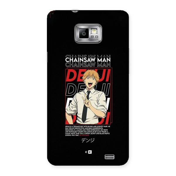 Denji Chainsaw Man Back Case for Galaxy S2
