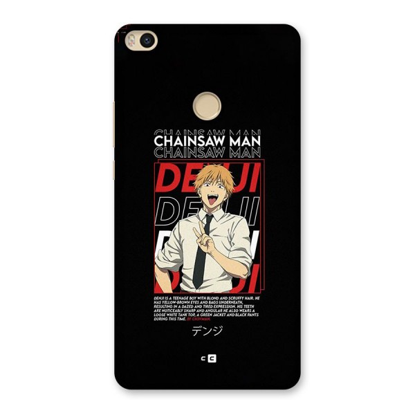 Denji Chainsaw Man Back Case for Mi Max 2