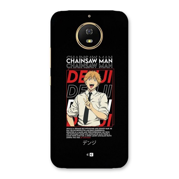 Denji Chainsaw Man Back Case for Moto G5s