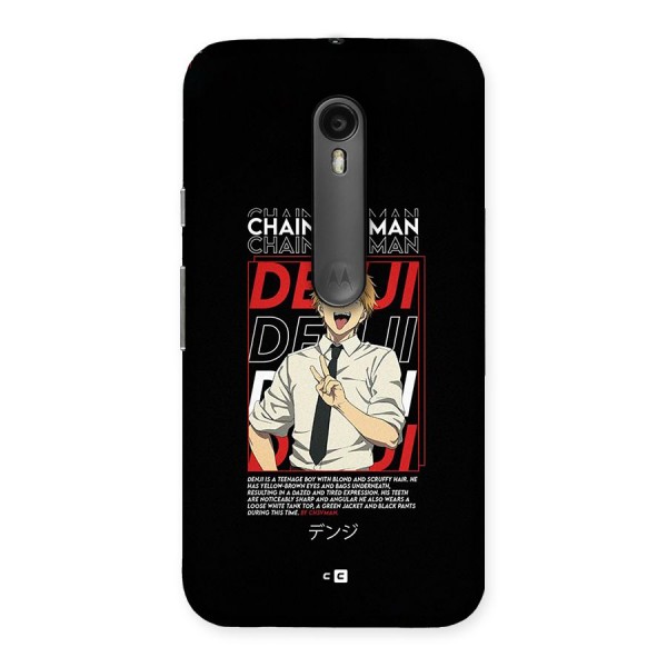 Denji Chainsaw Man Back Case for Moto G Turbo