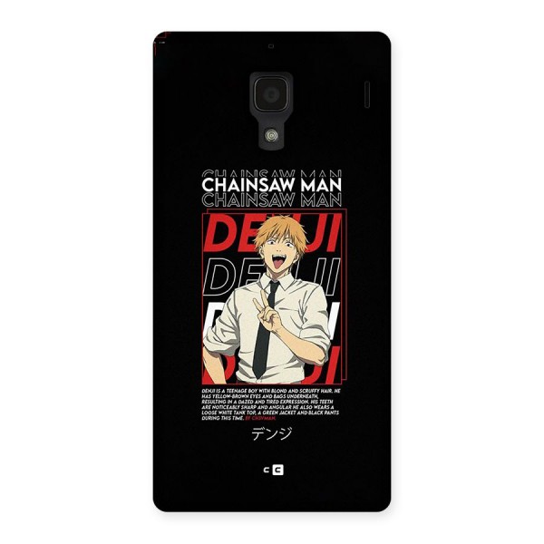Denji Chainsaw Man Back Case for Redmi 1s