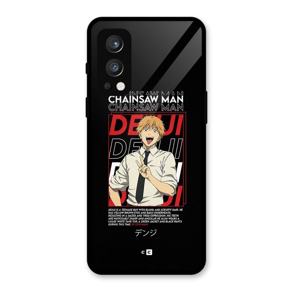 Denji Chainsaw Man Glass Back Case for OnePlus Nord 2 5G