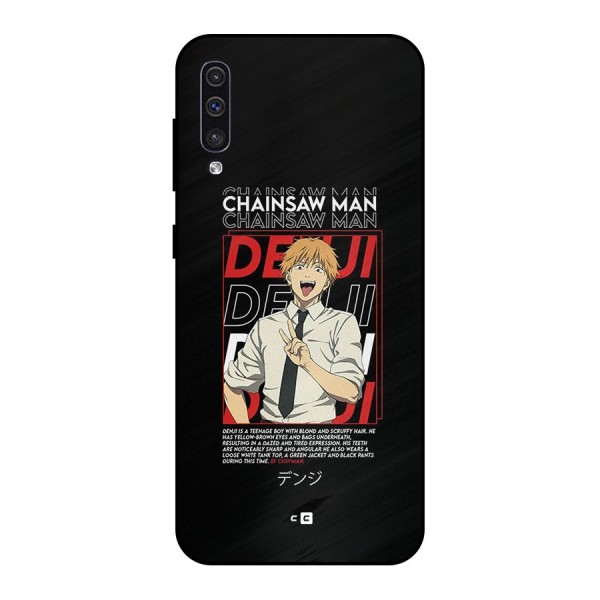 Denji Chainsaw Man Metal Back Case for Galaxy A30s