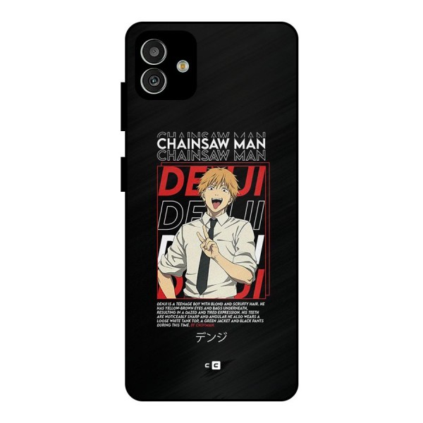 Denji Chainsaw Man Metal Back Case for Galaxy M13 5G