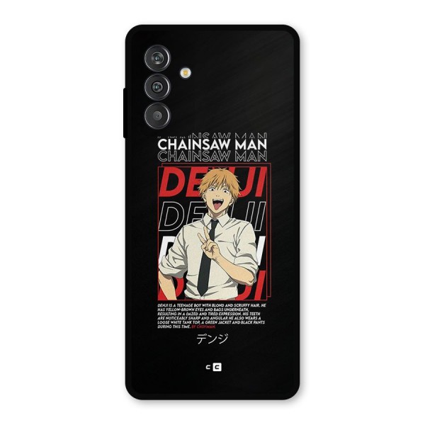 Denji Chainsaw Man Metal Back Case for Galaxy M14 5G