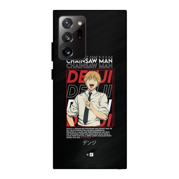 Denji Chainsaw Man Metal Back Case for Galaxy Note 20 Ultra