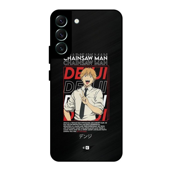 Denji Chainsaw Man Metal Back Case for Galaxy S22 Plus 5G