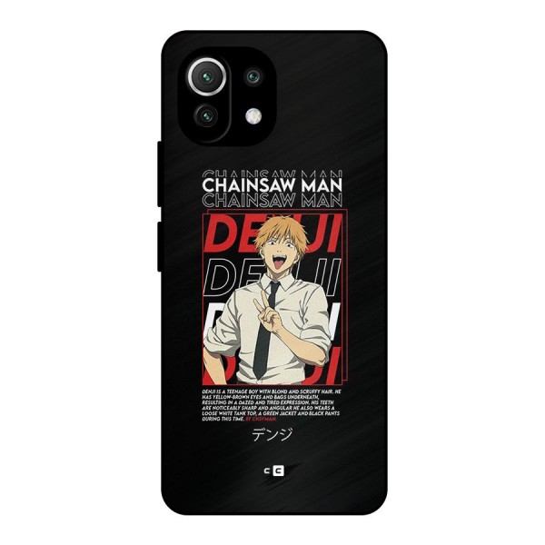 Denji Chainsaw Man Metal Back Case for Mi 11 Lite