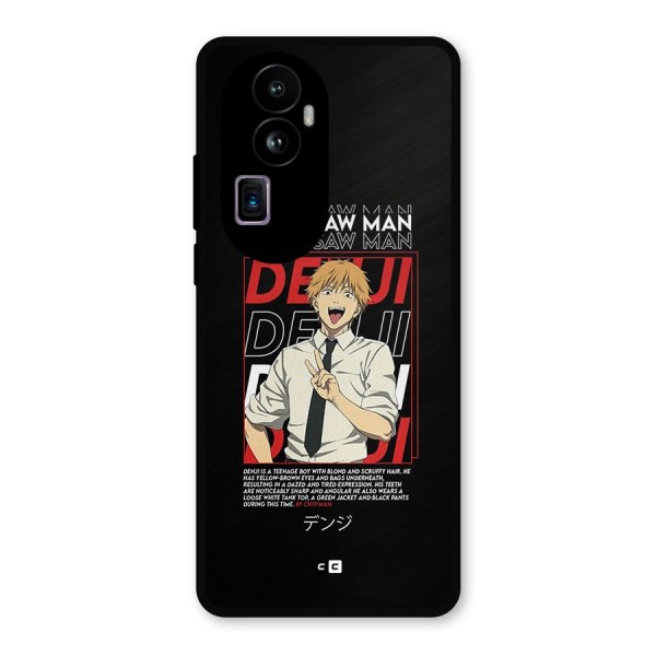 Denji Chainsaw Man Metal Back Case for Oppo Reno10 Pro Plus