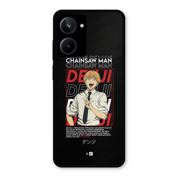 Denji Chainsaw Man Metal Back Case for Realme 10