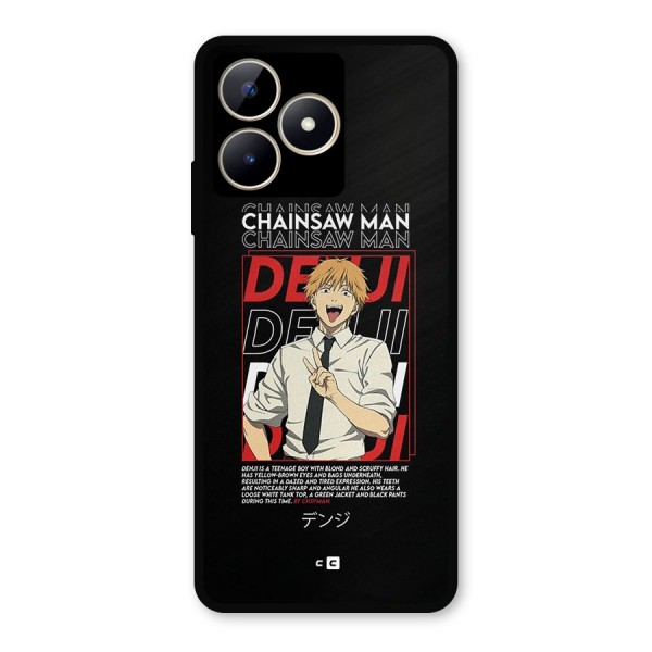 Denji Chainsaw Man Metal Back Case for Realme C53