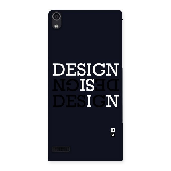 Design is In Typography Back Case for Ascend P6
