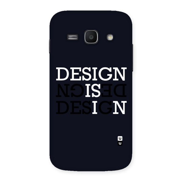 Design is In Typography Back Case for Galaxy Ace 3