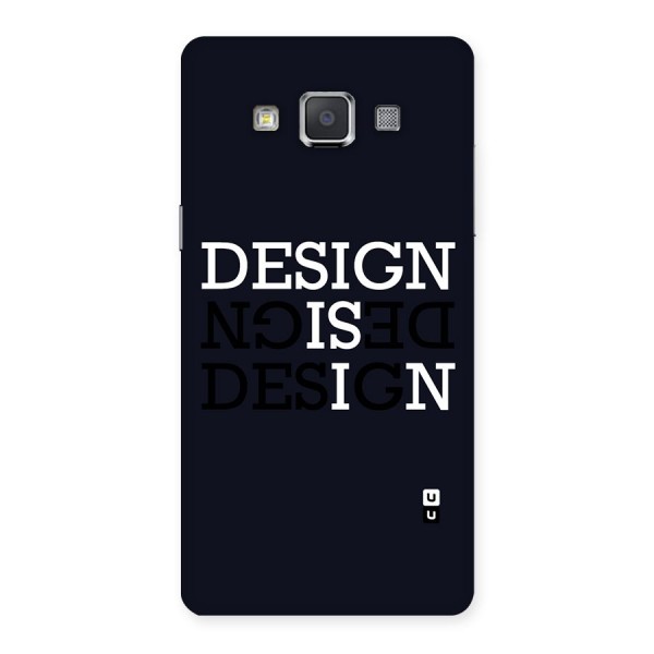 Design is In Typography Back Case for Galaxy Grand 3