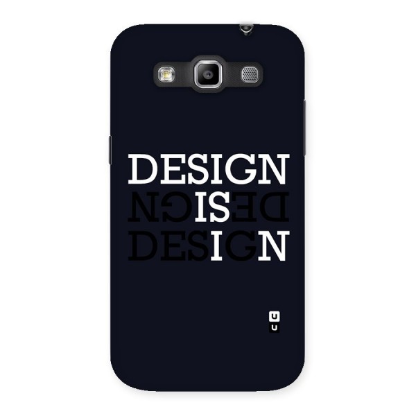 Design is In Typography Back Case for Galaxy Grand Quattro