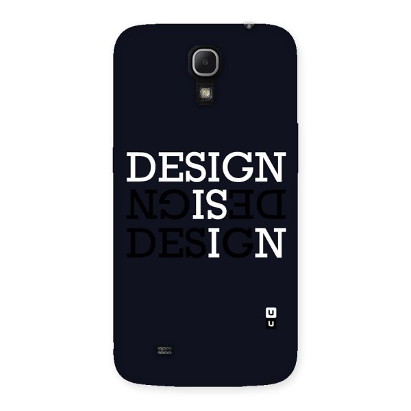 Design is In Typography Back Case for Galaxy Mega 6.3
