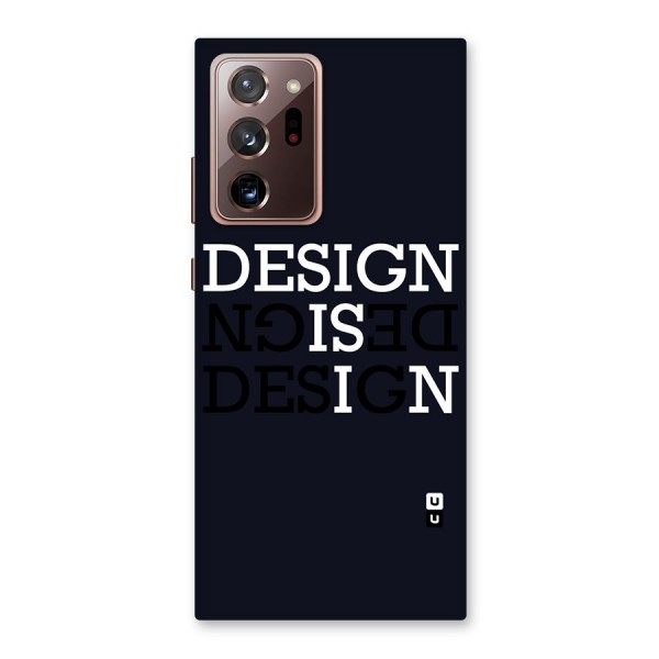 Design is In Typography Back Case for Galaxy Note 20 Ultra