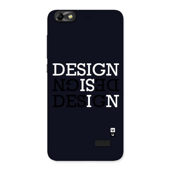 Design is In Typography Back Case for Honor 4C