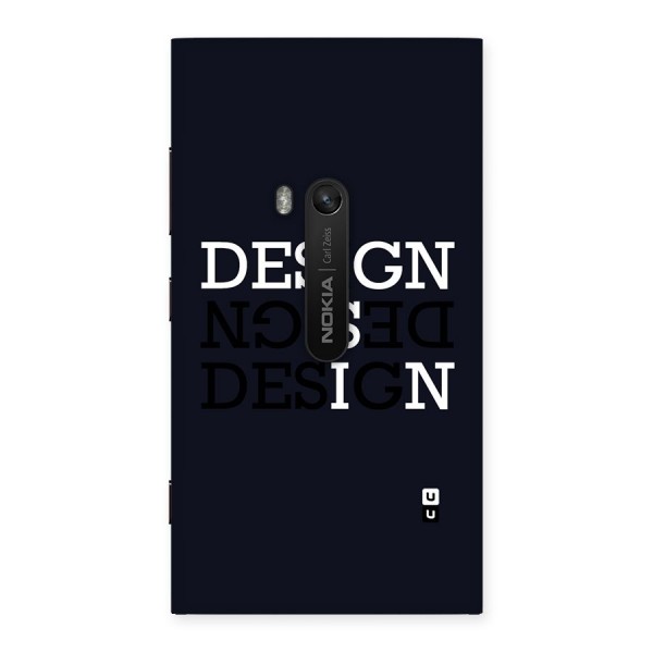 Design is In Typography Back Case for Lumia 920
