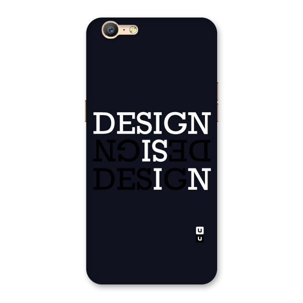 Design is In Typography Back Case for Oppo A39