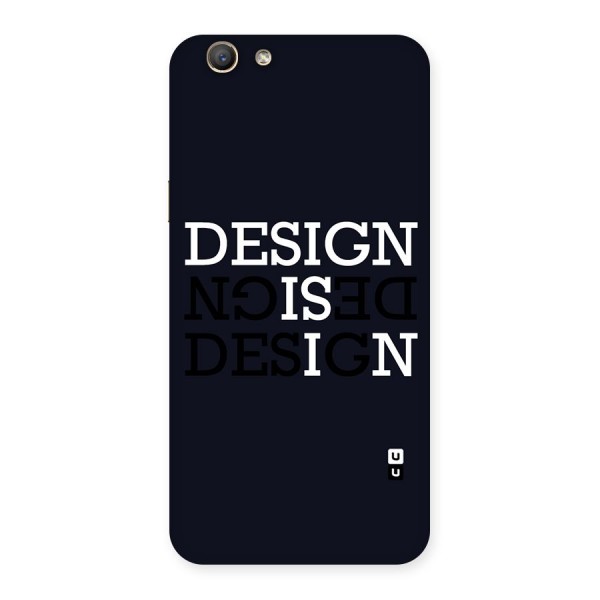 Design is In Typography Back Case for Oppo A59