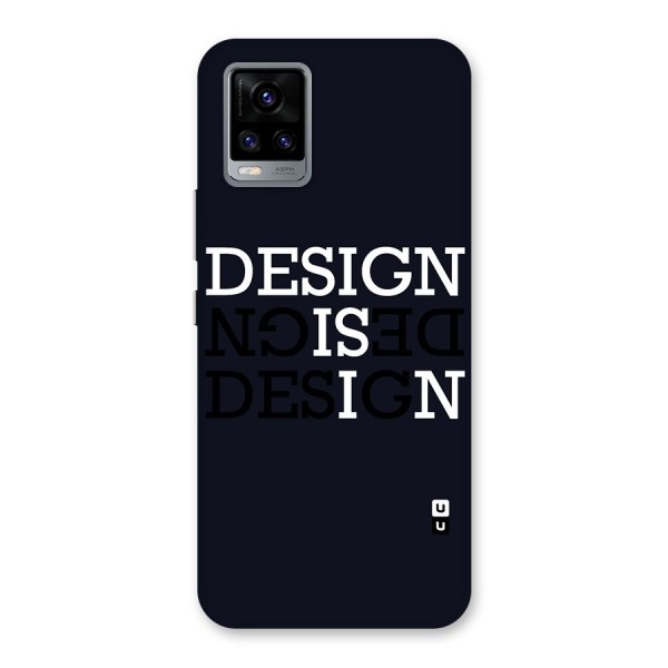 Design is In Typography Back Case for Vivo V20