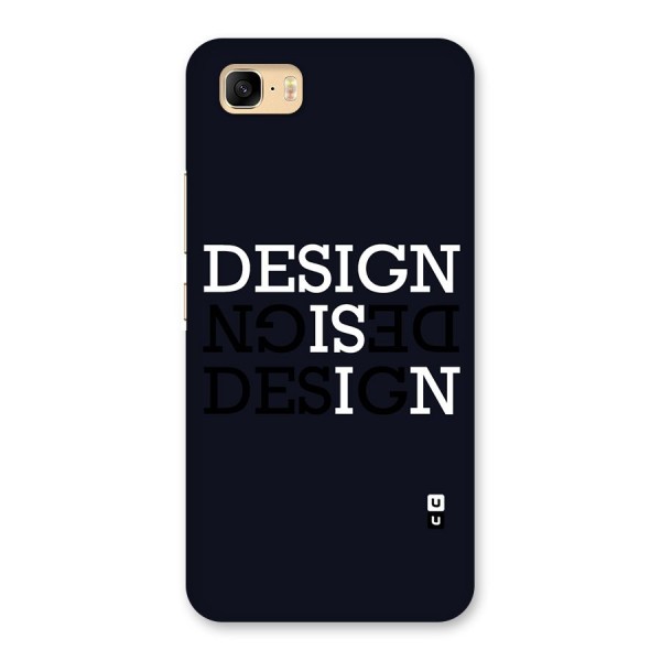 Design is In Typography Back Case for Zenfone 3s Max